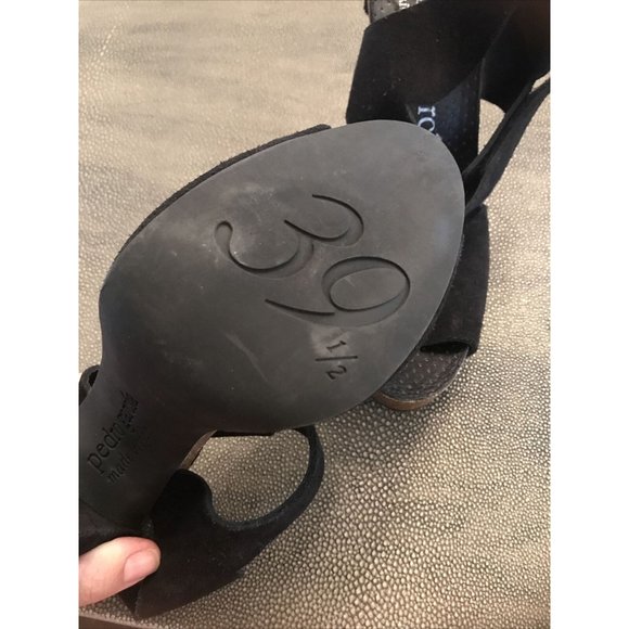 Pedro Garcia peony ankle strap suede Heels - Picture 7 of 10